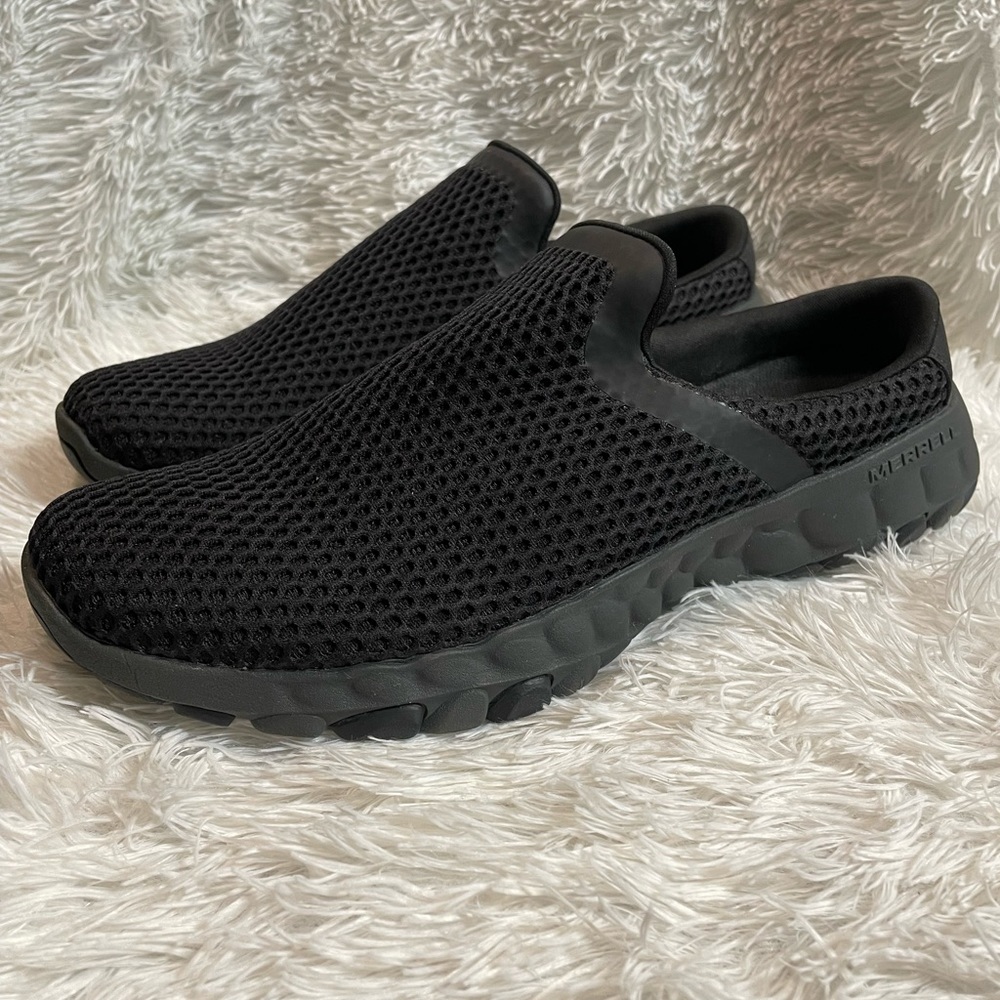 Merrell Bora Slide Slip On Shoes Womens Ventilator Black